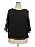 VIISHOW Black 3/4 Sleeve Blouse Size 2X - photo 1