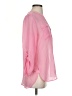 Como 100% Polyester Pink 3/4 Sleeve Blouse Size S - photo 4
