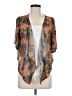 Love on a Hanger 100% Polyester Brown Kimono Size M - photo 1