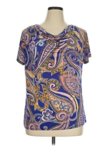 Jaclyn Smith Short Sleeve Blouse (view 1)