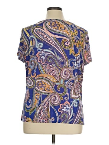 Jaclyn Smith Short Sleeve Blouse (view 2)
