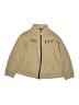 DKNY 100% Cotton Graphic Tan Track Jacket Size 10 - photo 1