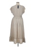 Adrienne Vittadini 100% Polyester Tan Gray Casual Dress Size XL - photo 2