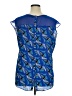 Apt. 9 100% Polyester Blue Sleeveless Blouse Size XL - photo 2