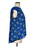 Apt. 9 100% Polyester Blue Sleeveless Blouse Size XL - photo 4