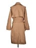 BCBGMAXAZRIA 100% Polyester Tan Trenchcoat Size L - photo 2