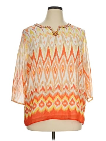 Alfred Dunner 3/4 Sleeve Blouse (view 1)