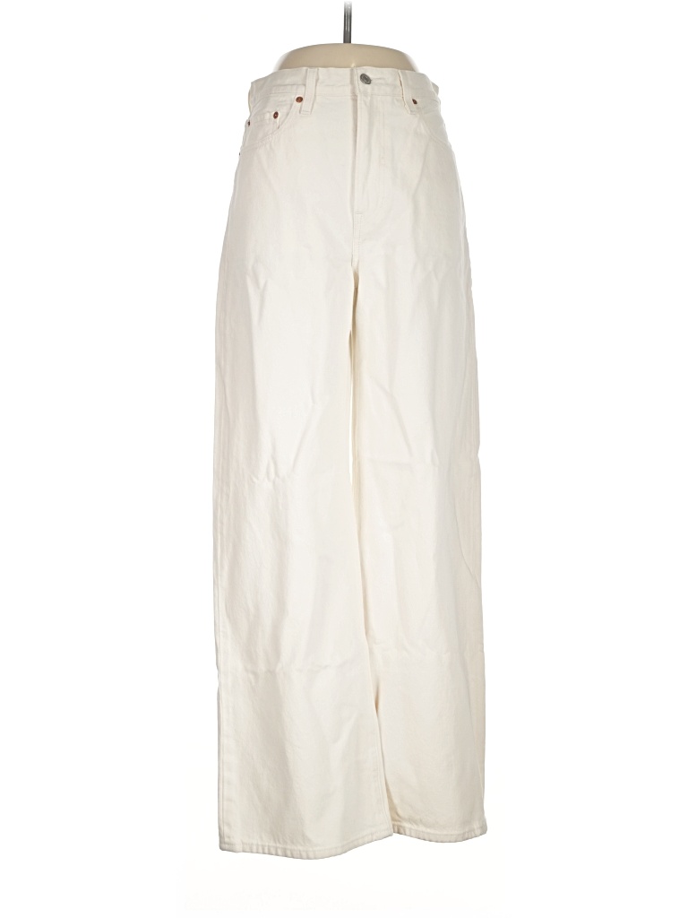 Pre-owned Levi's Jeans In Ivory