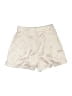 Abercrombie & Fitch Metallic Ivory Shorts Size S - photo 1