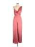 Keepsake 100% Polyester Solid Pink Jumpsuit Size L - photo 1