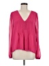 1.State 100% Polyester Pink Long Sleeve Blouse Size M - photo 1