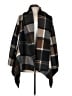 Chicwish Plaid Gray Coat Size M - photo 1