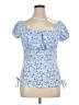 rue21 Blue Short Sleeve Blouse Size XL - photo 1
