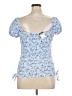 rue21 Blue Short Sleeve Blouse Size XL - photo 2