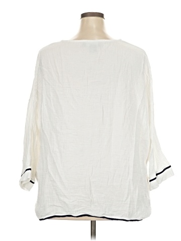Jones & Co 3/4 Sleeve Blouse (view 2)