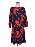 Halogen Print Red Casual Dress Size XS - photo 1