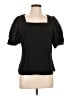 Bailey 44 Black Short Sleeve Top Size L - photo 1