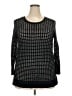Lane Bryant Outlet Black Pullover Sweater Size 18 - 20 Plus - photo 1