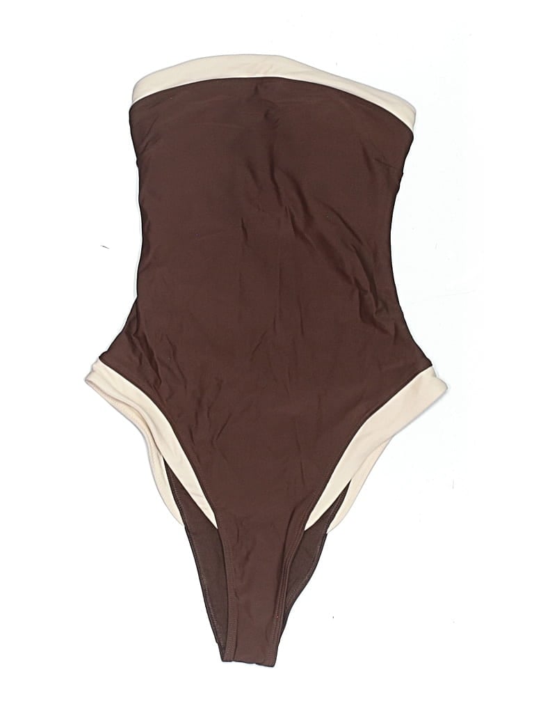 Abercrombie & Fitch Bodysuit In Brown