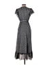 Max Studio 100% Polyester Print Black Casual Dress Size S - photo 2