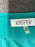 Kasper Solid Teal Formal Skirt Size 16 - photo 3