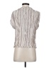 MNG 100% Polyester Silver Sleeveless Blouse Size 2 - photo 2