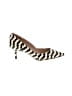 Via Spiga 100% Leather Animal Print Ivory Heels Size 7 - photo 1