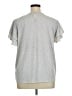 Adrianna Papell Gray Short Sleeve Top Size XL - photo 2