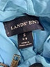 Lands' End 100% Polyester Solid Blue Raincoat Size S - photo 6