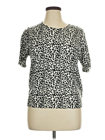 Leslie Fay Short Sleeve T-Shirt (view 1)