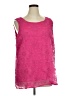 Nina Leonard Pink Sleeveless Blouse Size XL - photo 1