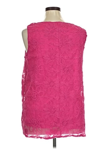 Nina Leonard Sleeveless Blouse (view 2)