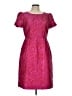 J.Crew Collection Paisley Pink Cocktail Dress Size 10 - photo 1