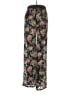 Akira Floral Black Casual Pants Size L - photo 2