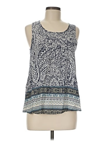 Hem & Thread Sleeveless Blouse (view 1)