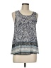 Hem & Thread Blue Sleeveless Blouse Size M - photo 1
