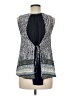 Hem & Thread Blue Sleeveless Blouse Size M - photo 2