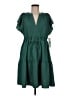 Calvin Klein Solid Green Casual Dress Size 8 - photo 1