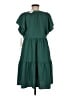 Calvin Klein Solid Green Casual Dress Size 8 - photo 2