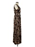 Susan Lawrence Animal Print Brown Casual Dress Size XS - photo 4
