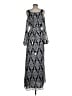 Tory Burch 100% Polyester Silver Casual Dress Size M - photo 2