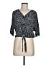 Primark 100% Viscose Gray 3/4 Sleeve Blouse Size 6 - photo 1