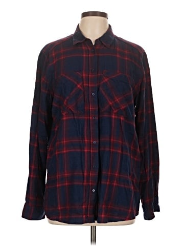Express Long Sleeve Button-Down Shirt (view 1)