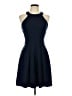 Francesca's Solid Blue Cocktail Dress Size L - photo 1