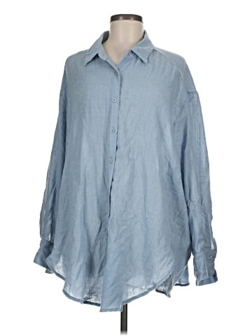 Solai The Label Long Sleeve Button-Down Shirt (view 1)