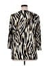 JM Collection Animal Print Gold 3/4 Sleeve Blouse Size XL - photo 2