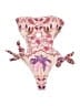 Unbranded Print Ivory Swimsuit Top Size M - photo 1