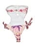 Unbranded Print Ivory Swimsuit Top Size M - photo 2