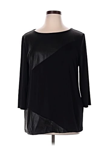 Easywear by Chico's 3/4 Sleeve T-Shirt (view 1)