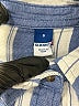 Old Navy 100% Cotton Stripes Blue Short Sleeve Button-Down Shirt Size S - photo 7